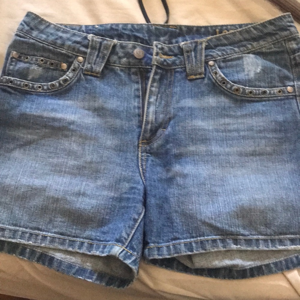 Denim shorts